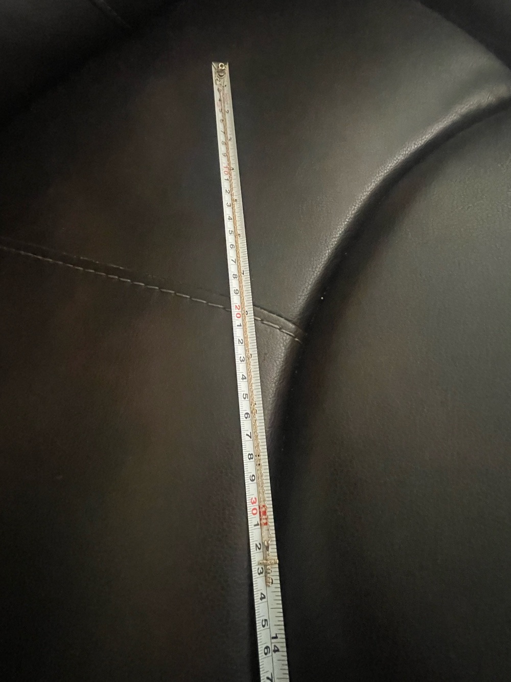 Real! 14kt Gold Diamonds Cross Very Long Necklace - Picture 12 of 15